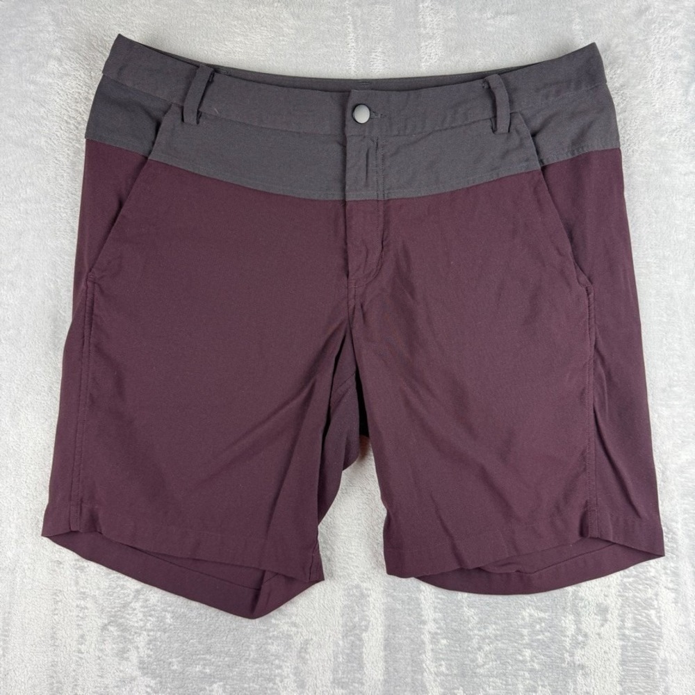 Lululemon Shorts Mens 34 Plum Gray Union Casual Chino 9" Inseam Wicking Stretch